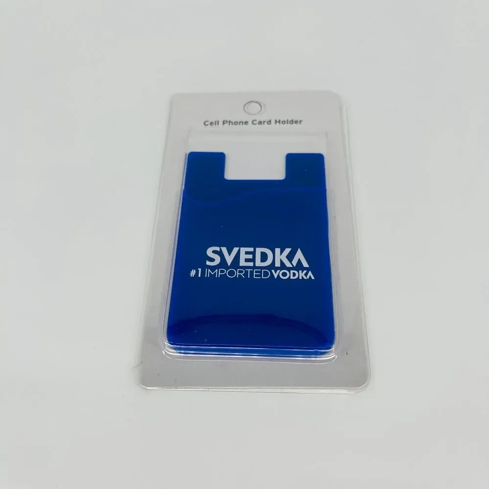 Svedka Blue and White Cell Phone Credit Card / ID holder - NWT